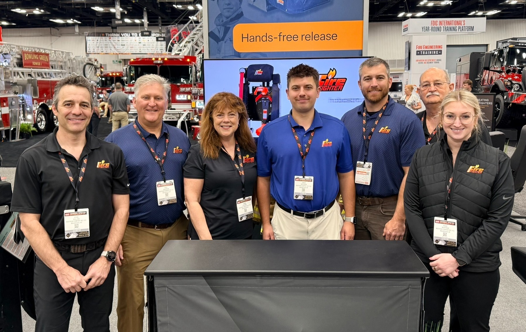 Bostrom team in the booth at FDIC 2026