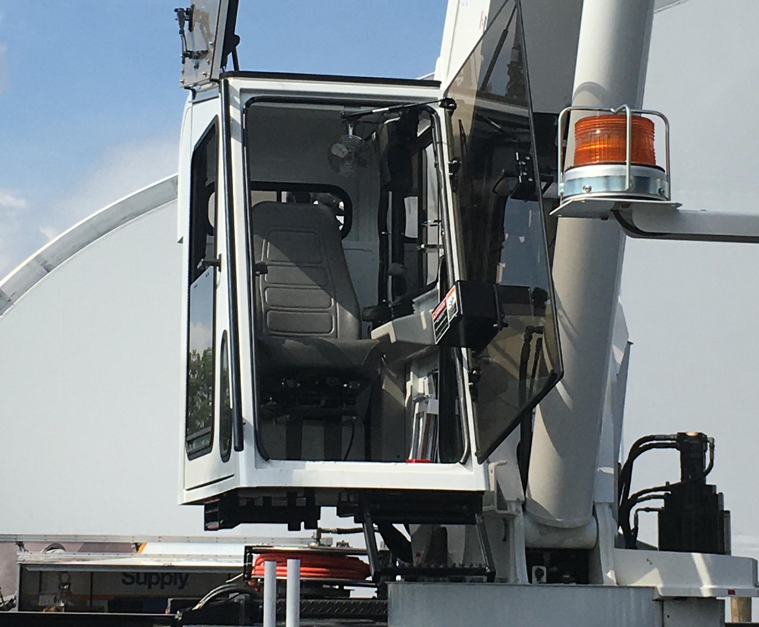 Sierra joystick operator in vehicle